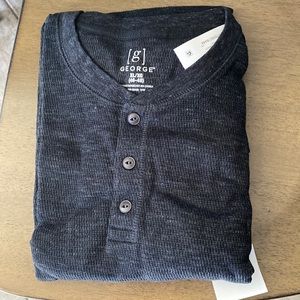 Mens Black Long Sleeve Shirt